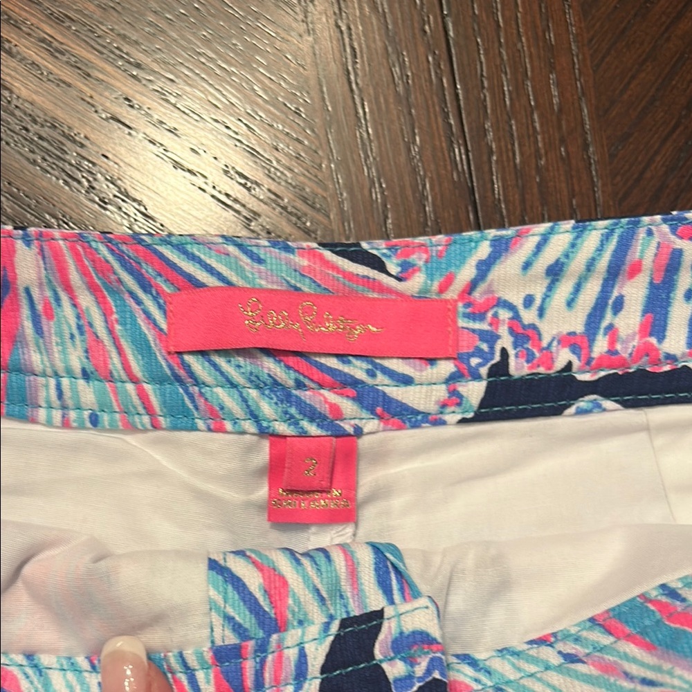 Lilly Pulitzer Colorful Patterned Skort
